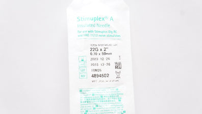 Braun 4894502 Stimuplex A Insulated Ndle 22G x 2inch (x)